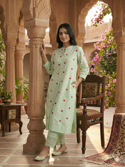 Pure Cotton Designer Kurti Set for Daily & Casual Wear