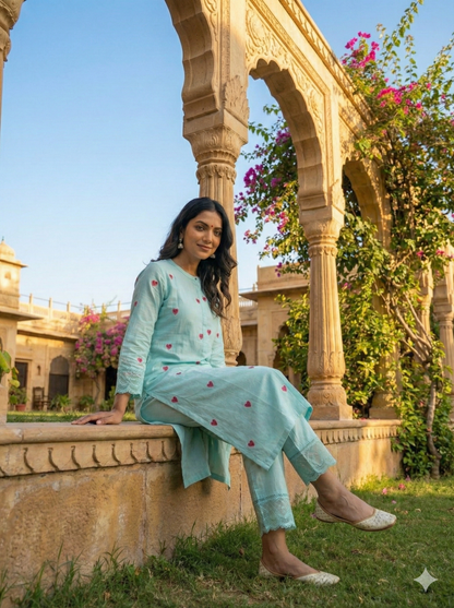 Pure Cotton Designer Kurti Set for Daily & Casual Wear