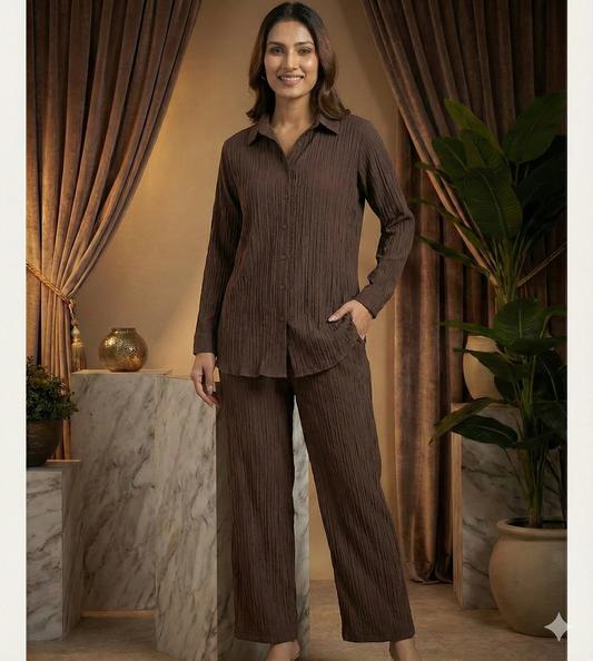 Elegant Two-Piece Cord Set for Office & Daily Use