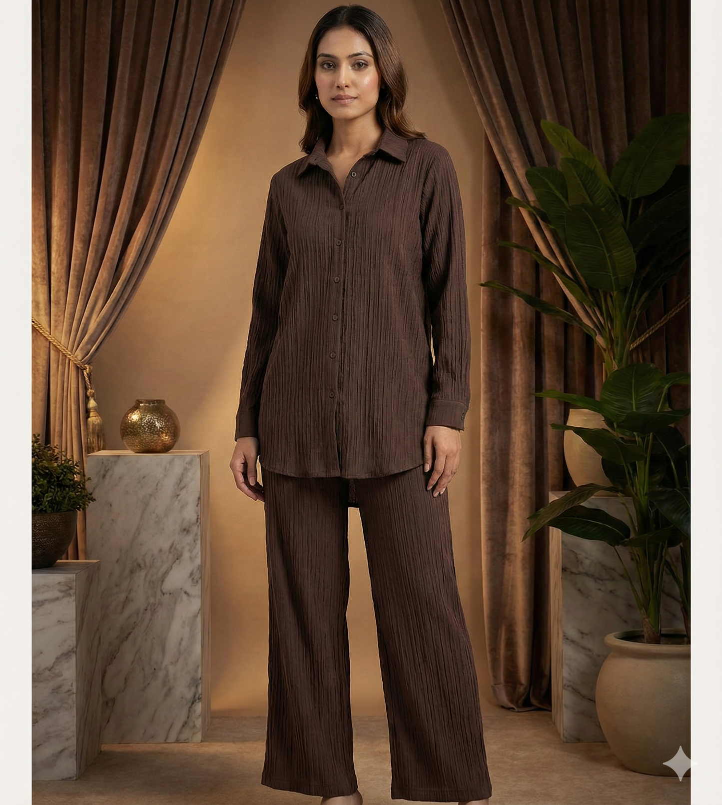 Elegant Two-Piece Cord Set for Office & Daily Use