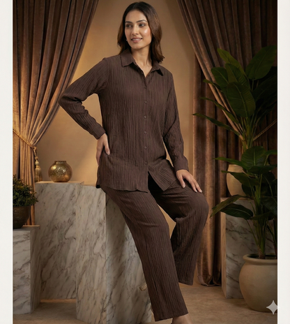 Elegant Two-Piece Cord Set for Office & Daily Use