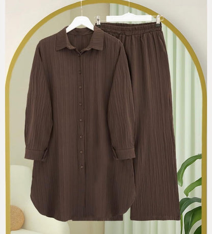 Elegant Two-Piece Cord Set for Office & Daily Use