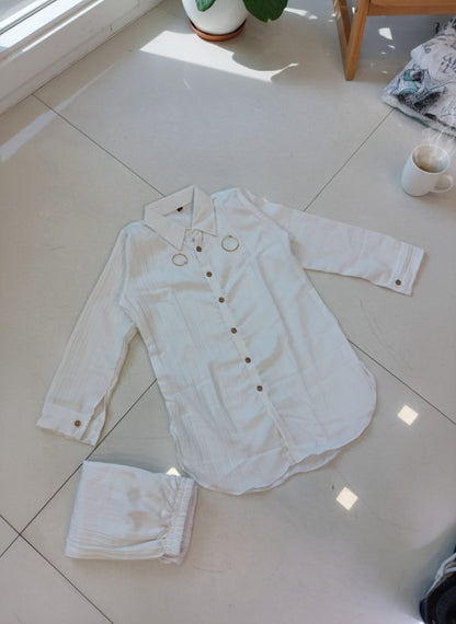 Elegant Two-Piece Cord Set for Office & Daily Use